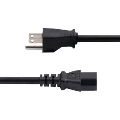 Power Cables<StarTech 8' NEMA 5-15P to C13 Power Cable, Male to Female, Black (271B-6800-POWER-CORD)