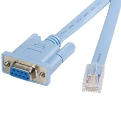Ethernet Cables<StarTech 6' RJ45 to DB9 Cisco Console Management Router Cable, Blue (DB9CONCABL6)
