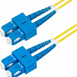 Ethernet Cables<StarTech 9.84' SC Network to SC Network Networking Cable, Male, Yellow (SMDOS2SCSC3M)