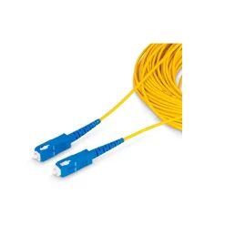 Ethernet Cables<StarTech 98.4' SC to SC Networking Cable, Male to Male, Yellow (SPSMSCSCOS23SM)