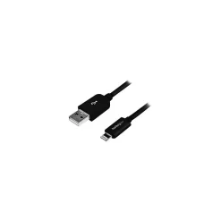 Power Cables<StarTech 6.6' Sync & Charge Lightning Connector to USB Cable, Black