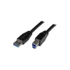 Usb Cables<StarTech 16.4' USB 3.0 A to USB 3.0 B Male to Male Cable, Black (USB3SAB5M)