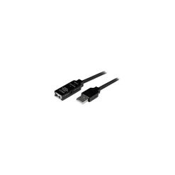 Usb Cables<StarTech 16.4' USB 2.0 Male to Female Extension Cable, Black