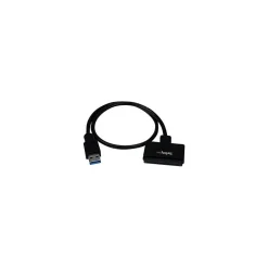 Usb Cables<StarTech 8.3" USB 3.0 to 2.5" SATA III Hard Drive Adapter, Male to Male, Black (USB3S2SAT3CB)