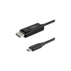 Usb Cables<StarTech CDP2DP142MBD 6.56' DisplayPort Audio/Video Cable, Black