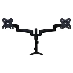 StarTech Dual Monitor Arm Monitor Arm, Up to 24" Monitor, Black (ARMDUAL)* Monitor Mounts & Stands