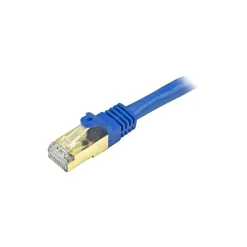 Ethernet Cables<StarTech 12ft Blue Cat6a Shielded Patch Cable, Cat6a Ethernet Cable, 12 ft Cat 6a STP Cable, Snagless RJ45 Ethernet Cord
