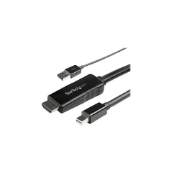 Usb Cables<StarTech HD2DPMM10 10' DisplayPort Audio/Video Cable, Black