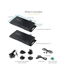 StarTech 4K HDMI over Fiber Extender Kit (ST121HD20FXA2)* Wi-Fi Extenders
