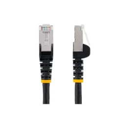Ethernet Cables<StarTech Low Smoke Zero Halogen 10' RJ45 to RJ45 Networking Cable, Male to Male, Black (NLBK-10F-CAT6A-PATCH)