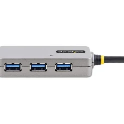 Usb Hubs<StarTech 4-Port USB 3.0 Extender Hub, Silver/Black (U01043-USB-EXTENDER)
