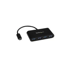 Usb Hubs<StarTech 1-Port USB 3.0 Hub, Black (HB30C4AB)