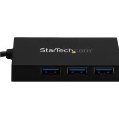 Usb Hubs<StarTech 4-Port USB 3.0 Hub, Black (HB30A3A1CFB)