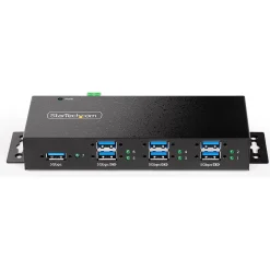Usb Hubs<StarTech 7-Port USB 3.2 Hub, Black (5G7AINDRM-USB-A-HUB)