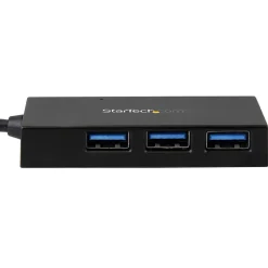 Usb Hubs<StarTech 4-Port USB-C Hub, Black (HB30C3A1CFB)