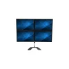 StarTech Quad-Monitor Stand - For up to 32" VESA Mount Monitors Monitor Arm, Up, Gray (ARMQUADSS)* Monitor Mounts & Stands