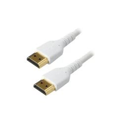Ethernet Cables<StarTech RHDMM2MPW 6.56' HDMI Audio/Video Cable, White