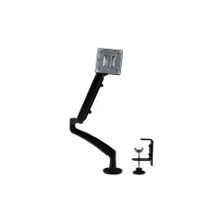 StarTech Single Monitor Arm - One Touch Height Adjustment -Slim Profile Adjustable, Up to 26", Black (ARMSLIM)* Monitor Mounts & Stands