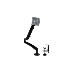 StarTech Single Monitor Arm - One Touch Height Adjustment -Slim Profile Adjustable, Up to 26", Black (ARMSLIM)* Monitor Mounts & Stands