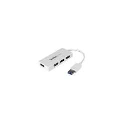 Usb Hubs<StarTech SuperSpeed 4-Port USB 3.0 Hub, White (ST4300MINU3W)