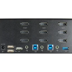 StarTech SV231TDPU34K DisplayPort KVM Desktop Switch* Ethernet Switches & Splitters