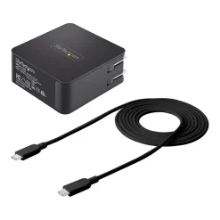 StarTech USB-C Wall Charger, Black (WCH1CBK)