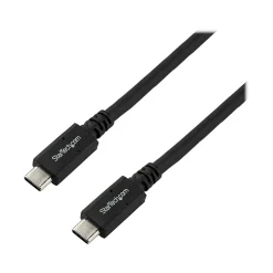 Power Cables<StarTech USB315C5C6 6' USB-C Cable, Black