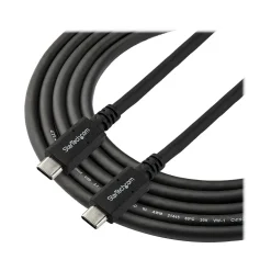Power Cables<StarTech USB315C5C6 6' USB-C Cable, Black