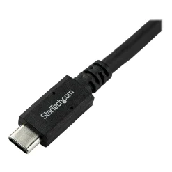 Power Cables<StarTech USB315C5C6 6' USB-C Cable, Black