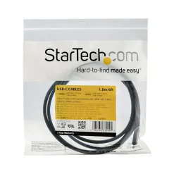 Power Cables<StarTech USB315C5C6 6' USB-C Cable, Black
