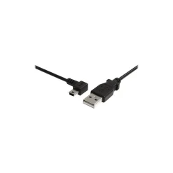 Usb Cables<StarTech USB2HABM6LA 6' USB-A to Mini USB Cable, Black