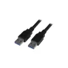 Ethernet Cables<StarTech USB3SAA3MBK 9.8' USB 3.0 Male to Male Cable, Black