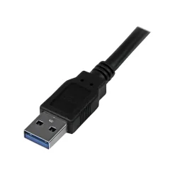Ethernet Cables<StarTech USB3SAA3MBK 9.8' USB 3.0 Male to Male Cable, Black