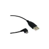 Usb Cables<StarTech UUSBHAUB1RA 1ft Micro USB Cable, A to Right Angle Micro B