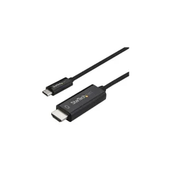Usb Cables<StarTech .com 2 m (6 ft.) USB-C to HDMI Cable, 4K at 60 Hz, Black (CDP2HD2MBNL)