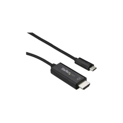Usb Cables<StarTech .com 3 m (10 ft.) USB-C to HDMI Cable, 4K at 60Hz, Black (CDP2HD3MBNL)