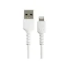 StarTech .com Lightning USB Cable for iPhone/iPad/iPod Touch, White (RUSBLTMM15CMW)