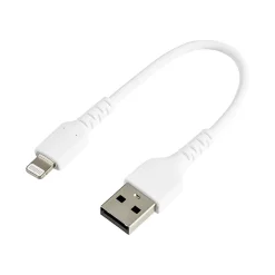 StarTech .com Lightning USB Cable for iPhone/iPad/iPod Touch, White (RUSBLTMM15CMW)