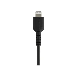 StarTech .com Lightning USB Cable for iPhone/iPad/iPod Touch, Black (RUSBLTMM30CMB)