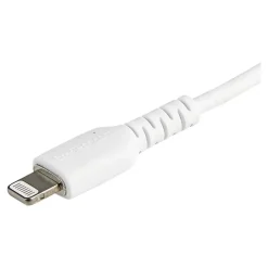 StarTech .com Lightning USB Cable for iPhone/iPad/iPod Touch, White (RUSBLTMM30CMW)