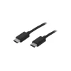 Usb Cables<StarTech .com USB 2.0 Type-C Male/Male Data Transfer Cable, 6', Black (USB2CC2M)