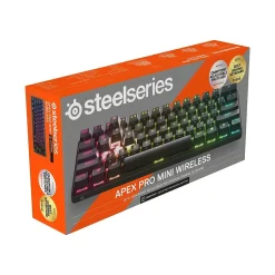 SteelSeries Apex Pro Mini Wireless Ergonomic Gaming Mechanical Keyboard, Black (64842)* Ergonomic Keyboards