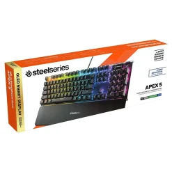 SteelSeries Apex Wired Gaming Keyboard, Black (64532)* Ergonomic Keyboards