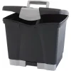 Storex File Box with Pull-Out Tray, Letter Size, Black (61523E02C)