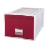 Storex Plastic Drawer, Letter/Legal Size, Red (61105U01C) Online