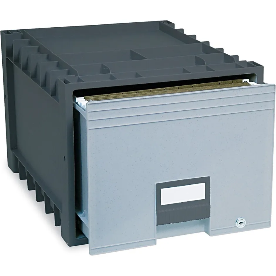 Storex Storage Drawer, Letter Size, Black (61178E02C) Sale