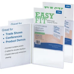 Stride EasyFit Clear Display Panels, 8.5" x 11", 2 Panels Per Set, 2 Sets (STW65200-2) Discount