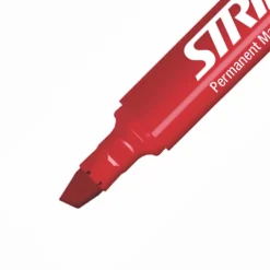 Stride Mark Tank Permanent Marker, Chisel Tip, Ink, 12/Box (22003) Red Outlet
