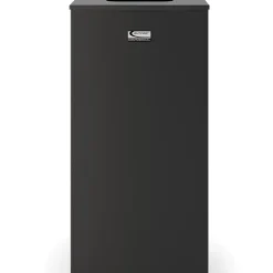 Suncast Commercial Metal Square Trash Can with Open Lid, 24 Gallon (MTCSQ240)