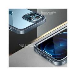 Cell Phone Cases<SUPCASE Unicorn Beetle Blue Edge with Screen Protector Case for iPhone 13 Pro Max (SUP-iPhone2021-6.7-EdgePro-SP-Cerulean)